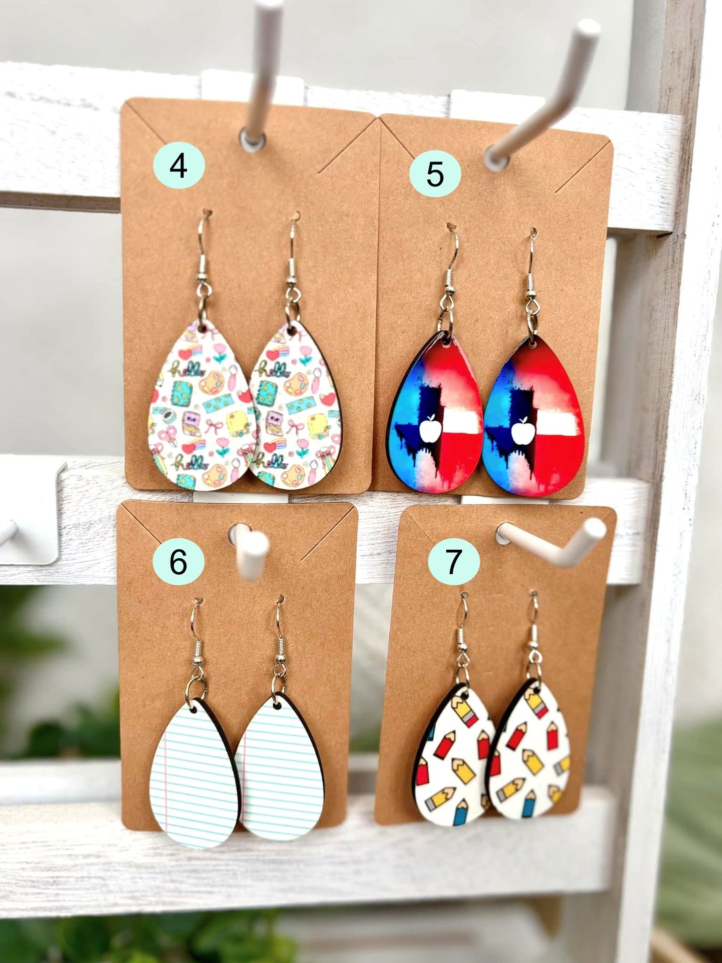 Custom!! Sublimated Earrings - Your Photo, Logo, or Design!